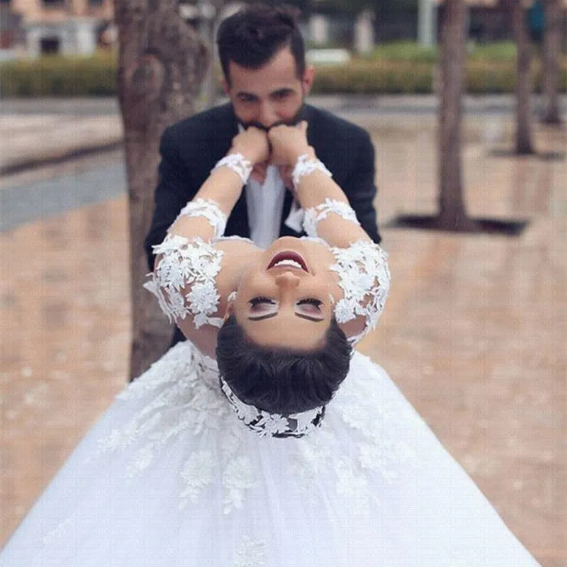 A Line Wedding Dresses Plus Size Wedding Gowns