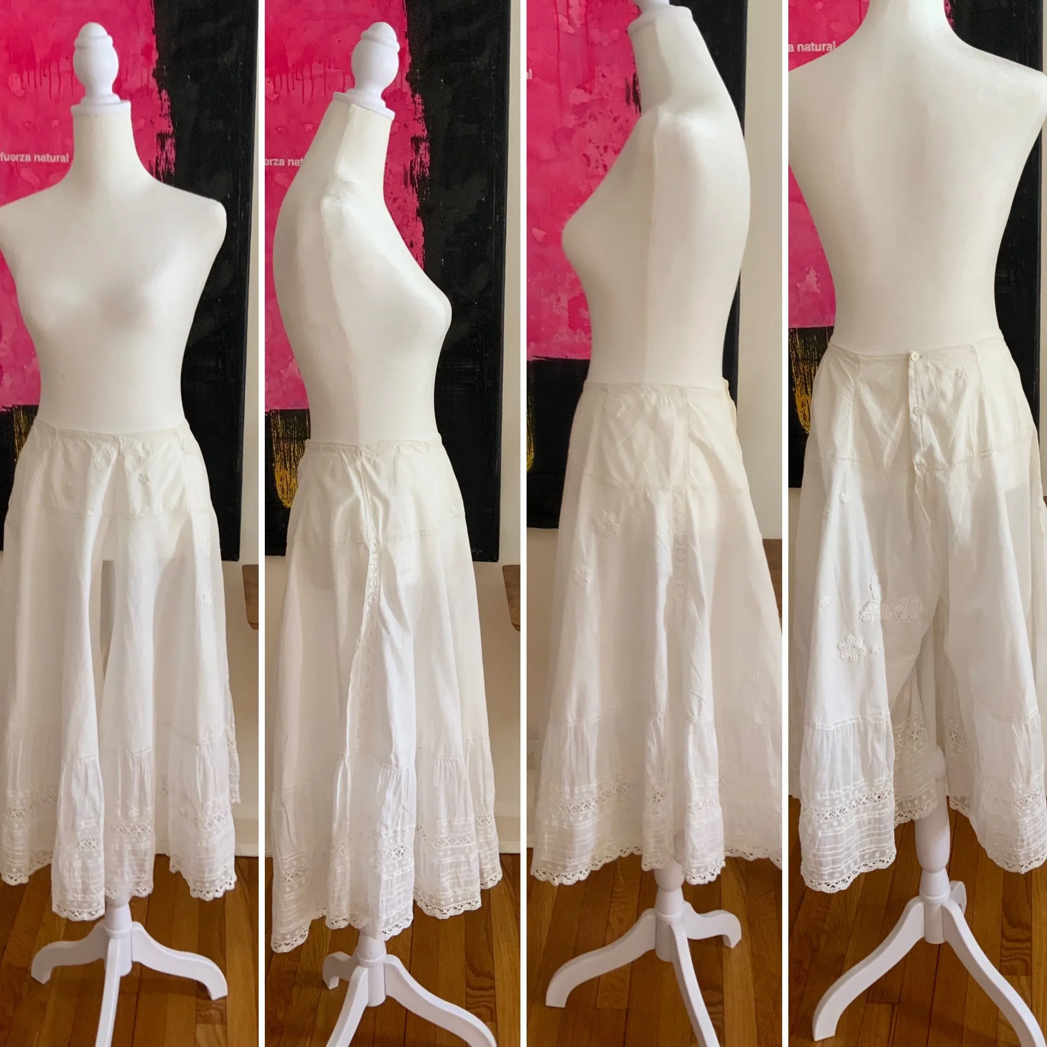 Antique Cotton Bloomers - 1900s - ED15