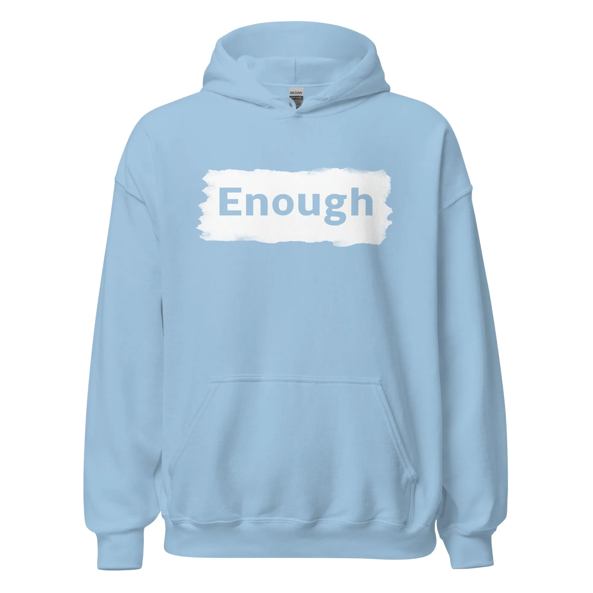 EDGY ENOUGH Positive Message Mental Health Self-Love Hoodie for Women