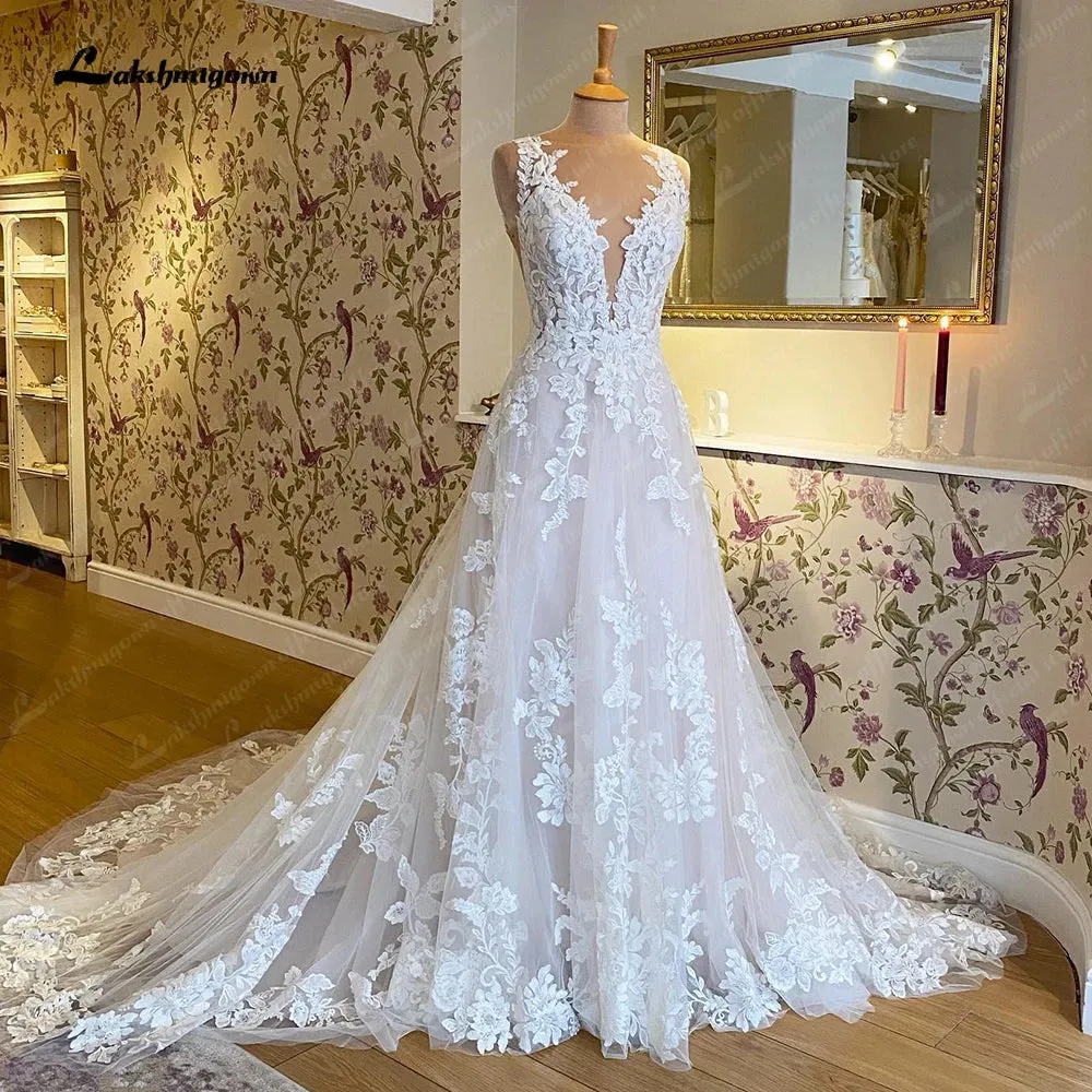 Wedding Dress Boho Bridal Gowns Custom Made